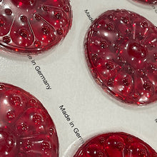 Load image into Gallery viewer, SALE:  65mm red wheel jewel