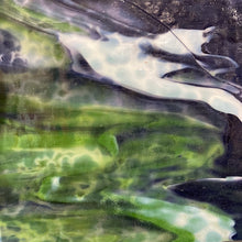 Load image into Gallery viewer, Y1364RG youghiogheny white, purple, blue,  dark green mottle 11.5 x 12