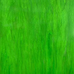 AG131 artisan glass green & white 12 x 15