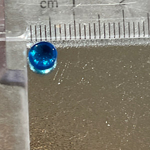 6mm aquamarine smooth jewel