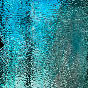 Sale:  A0044P armstrong clear aqua streaky ripple