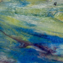 Load image into Gallery viewer, Y1567SP youghiogheny ice white, silver yellow, dark blue, gold purple stipple 11.5 x 12