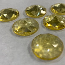 Load image into Gallery viewer, SALE:  20mm pale amber faceted jewel