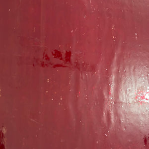 AG200 artisan glass ruby red cathedral 12 x 15