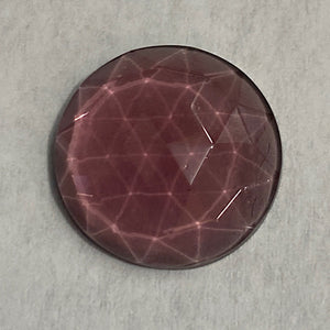 SALE: 15mm amethyst faceted jewel
