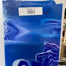Load image into Gallery viewer, B00217B30 bullseye blue with purple &amp; white graffiti 90 COE 8.75 x 10