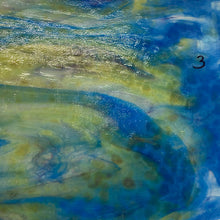 Load image into Gallery viewer, Y1567SP youghiogheny ice white, silver yellow, dark blue, gold purple stipple 11.5 x 12