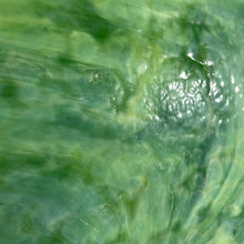 Load image into Gallery viewer, AG117 artisan glass lime, green &amp; white mottled 12 x 15
