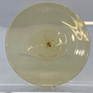 4" pale amber rondel