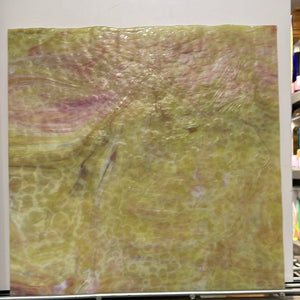 Y5069RG youghiogheny white, light silver yellow, magenta mottled 11.5 x 12