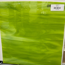 Load image into Gallery viewer, O82671S oceanside lime green/white 96 COE 12 x 16