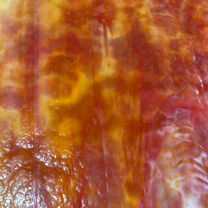 Y9011HS youghiogheny red, orange, white opal mottled 11.5 x 12