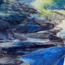 Load image into Gallery viewer, Y1634SP youghiogheny ice white, green, blue, purple stipple 11.5 x 12