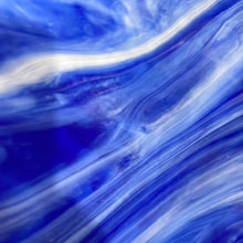 Load image into Gallery viewer, WIWO118 wissmach cobalt blue, white wispy 8 x 13