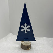 Load image into Gallery viewer, Navy &amp; white Christmas trees