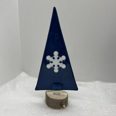 Navy & white Christmas trees
