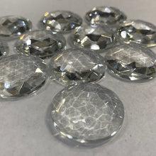 Load image into Gallery viewer, 30mm crystal faceted jewel (low)