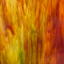 Load image into Gallery viewer, WIWO25 wissmach orange, green, white wispy 10.5 x 16