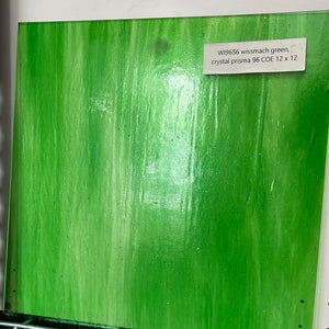 WI9656 wissmach green, crystal prisma 96 COE