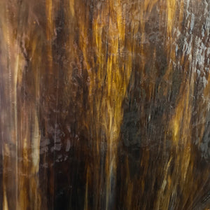 WIWO706 wissmach lt amber, brown, white wispy 8 x 14