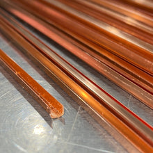 Load image into Gallery viewer, copper came 5/32&quot; border (U shaped) 3 foot long piece