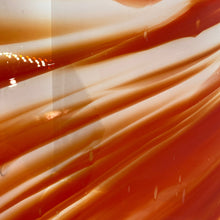Load image into Gallery viewer, KR9003 krosno orange/clear streaky 9.5 x 14