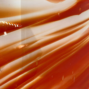 KR9003 krosno orange/clear streaky 9.5 x 14