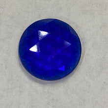 Load image into Gallery viewer, 20mm dark blue faceted jewel