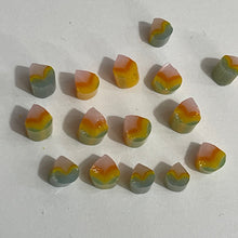 Load image into Gallery viewer, Spring rainbow leaves! 96 COE murrini, millefiore, 1.5 oz sticks