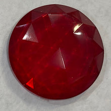 Load image into Gallery viewer, 25mm smooth round red jewel