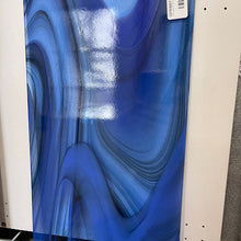 Load image into Gallery viewer, OFR9667 oceanside fusers reserve polar vortex 96 COE 12 x 12 (pale blue with blue opal and blue aventurine)