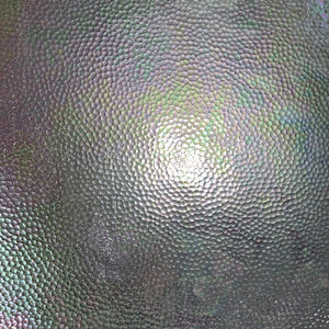 K33HIR Kokomo clear hammered iridescent 8 x 16