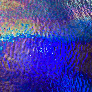Sale:  WI1118RIPID wissmach cobalt blue ripple iridescent 10 x 16