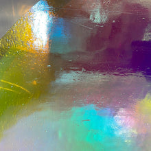 Load image into Gallery viewer, CBS rainbow 2 on thin clear 90 COE, 1 quarter circle