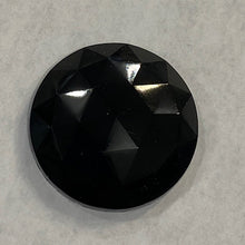 Load image into Gallery viewer, 25mm black faceted jewel