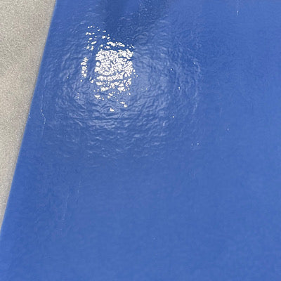 B011830 bullseye periwinkle opal 90 COE 8.75 x 10