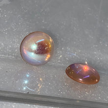 Load image into Gallery viewer, 15mm peach iridescent smooth jewel