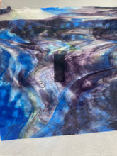 Load image into Gallery viewer, Y1634SP youghiogheny ice white, green, blue, purple stipple 11.5 x 12