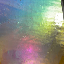 Load image into Gallery viewer, CBS rainbow 2 on thin clear 90 COE, 1 quarter circle