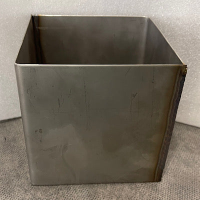 Vitrigraph steel boxes, no bottom