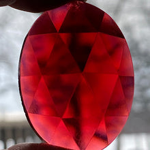 Load image into Gallery viewer, 40mm x 30mm gold pink faceted jewel