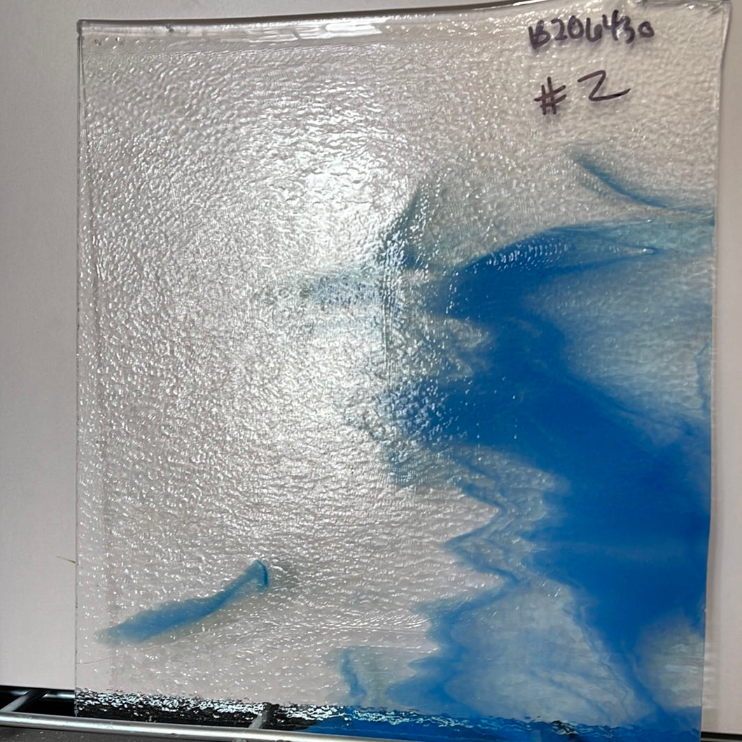 B206430 bullseye clear, egyptian blue opal 90 COE