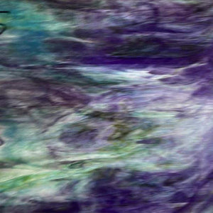 Y6314SP youghiogheny ice white, blue, purple, green stipple11.5 x 12