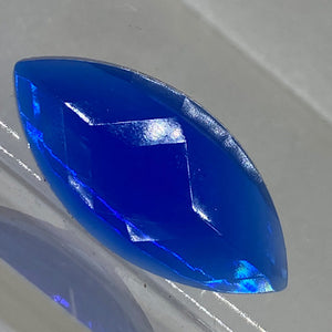 42mm x 20mm cobalt blue navette jewel