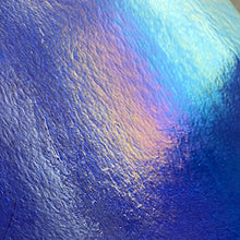 Load image into Gallery viewer, B141431 bullseye light sky blue iridescent 90 COE 8.5 x 10