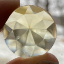 Load image into Gallery viewer, SALE:  20mm pale amber faceted jewel