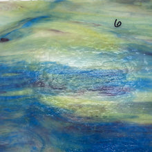 Load image into Gallery viewer, Y1567SP youghiogheny ice white, silver yellow, dark blue, gold purple stipple 11.5 x 12