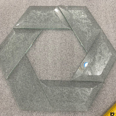 2 x 4.75 trapezoid glue chip bevel