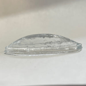 SALE: 48mm x 13mm antique oval clear jewel
