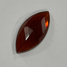 Load image into Gallery viewer, SALE:  42mm x 20mm dark amber navette jewel